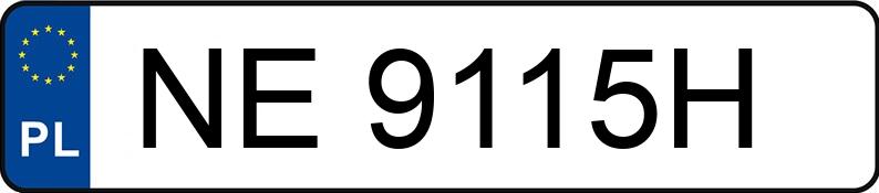Numer rejestracyjny NE9115H posiada BMW 316i Compact Kat. E36 316i Compact Kat. E36