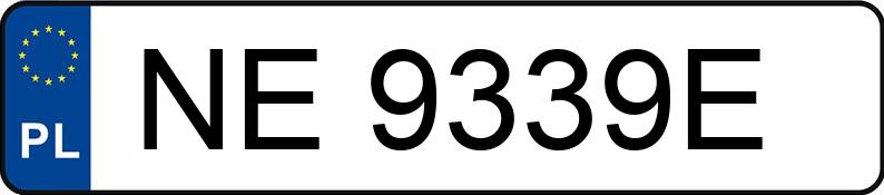 Numer rejestracyjny NE 9339E posiada RENAULT Clio III 1.5 dCi MR`05 E4 Rip Curl - NE9339E