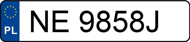 Numer rejestracyjny NE 9858J posiada AUDI A4 Avant 2.0 TDi DPF MR`07 E4 B8 A4 Avant 2.0 TDi DPF MR`07 E4 B8 - NE9858J