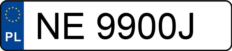 Numer rejestracyjny NE 9900J posiada TOYOTA TOYOTA COROLLA - NE9900J