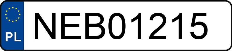 Numer rejestracyjny NEB 01215 posiada WAZ LADA NIVA - NEB01215 Numer rejestracyjny NEB 01215 posiada WAZ LADA NIVA - NEB01215