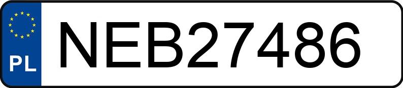 Numer rejestracyjny NEB 27486 posiada VOLKSWAGEN Golf V 1.9 TDi MR`03 E4 Trendline - NEB27486