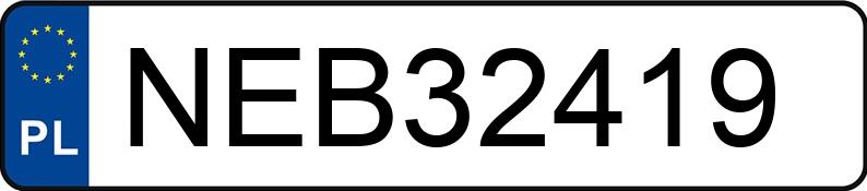 Numer rejestracyjny NEB 32419 posiada AUDI A6 2.5 TDI - NEB32419