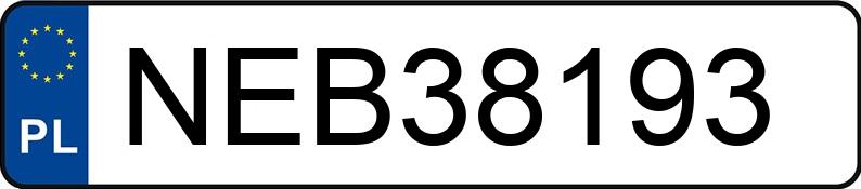 Numer rejestracyjny NEB 38193 posiada TOYOTA Corolla Hatchback 1.4 MR`00 E3 Linea Terra - NEB38193 Numer rejestracyjny NEB 38193 posiada TOYOTA Corolla Hatchback 1.4 MR`00 E3 Linea Terra - NEB38193