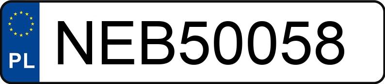 Numer rejestracyjny NEB 50058 posiada VOLKSWAGEN POLO - NEB50058 Numer rejestracyjny NEB 50058 posiada VOLKSWAGEN POLO - NEB50058