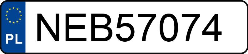 Numer rejestracyjny NEB 57074 posiada PEUGEOT 208 - NEB57074