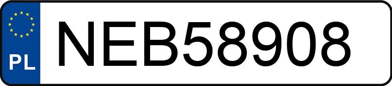 Numer rejestracyjny NEB 58908 posiada SKODA Fabia 1.4 MR`99 E3 Fresh - NEB58908 Numer rejestracyjny NEB 58908 posiada SKODA Fabia 1.4 MR`99 E3 Fresh - NEB58908