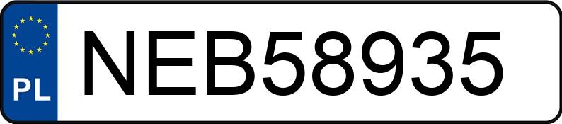 Numer rejestracyjny NEB 58935 posiada CITROEN JUMPER - NEB58935 Numer rejestracyjny NEB 58935 posiada CITROEN JUMPER - NEB58935