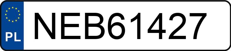 Numer rejestracyjny NEB 61427 posiada AUDI A4 - NEB61427 Numer rejestracyjny NEB 61427 posiada AUDI A4 - NEB61427