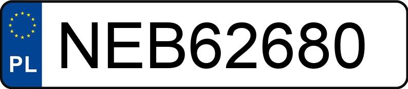 Numer rejestracyjny NEB 62680 posiada PEUGEOT 308 - NEB62680