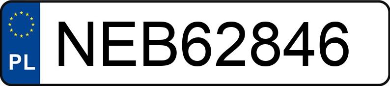 Numer rejestracyjny NEB 62846 posiada MERCEDES-BENZ E 220 CDI - NEB62846