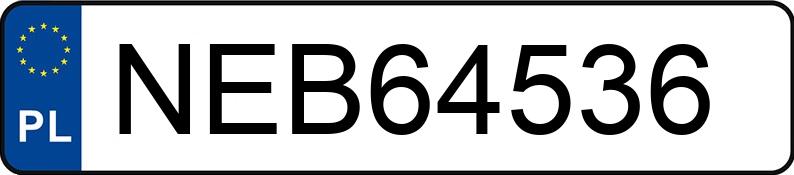 Numer rejestracyjny NEB 64536 posiada BMW 520 - NEB64536