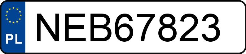 Numer rejestracyjny NEB 67823 posiada BMW 320D - NEB67823 Numer rejestracyjny NEB 67823 posiada BMW 320D - NEB67823