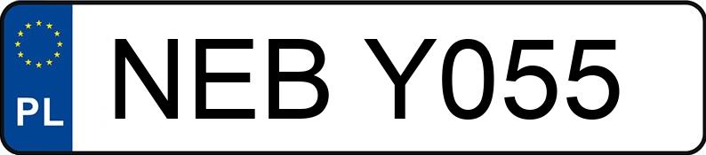 Numer rejestracyjny NEB Y055 posiada SEAT ALHAMBRA 1.9 TDI - NEBY055