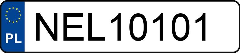 Numer rejestracyjny NEL 10101 posiada AUDI A6 - NEL10101 Numer rejestracyjny NEL 10101 posiada AUDI A6 - NEL10101