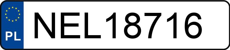 Numer rejestracyjny NEL 18716 posiada BMW 335 - NEL18716