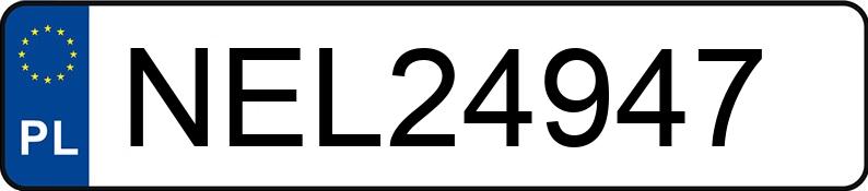 Numer rejestracyjny NEL 24947 posiada AUDI A3 1.6 Kat. MR`01 8L Ambiente - NEL24947