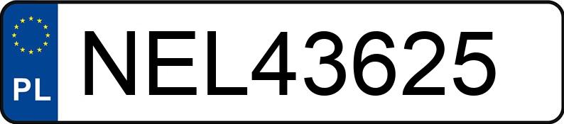 Numer rejestracyjny NEL 43625 posiada CITROEN BERLINGO - NEL43625 Numer rejestracyjny NEL 43625 posiada CITROEN BERLINGO - NEL43625