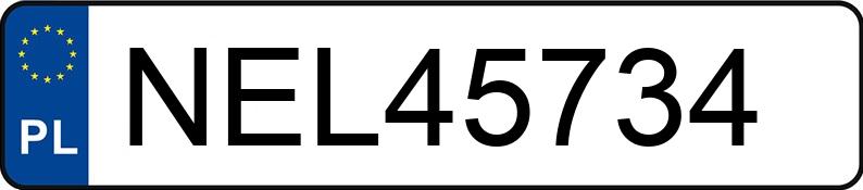 Numer rejestracyjny NEL 45734 posiada VOLKSWAGEN TOUAREG - NEL45734