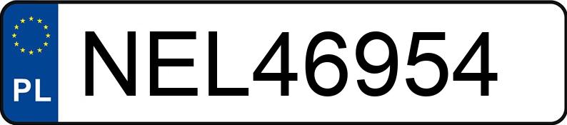 Numer rejestracyjny NEL 46954 posiada DACIA LODGY - NEL46954