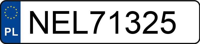 Numer rejestracyjny NEL 71325 posiada TOYOTA AVENSIS 2.0 - NEL71325 Numer rejestracyjny NEL 71325 posiada TOYOTA AVENSIS 2.0 - NEL71325