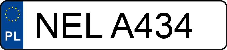 Numer rejestracyjny NEL A434 posiada CITROEN ZX 1.4 KAT - NELA434 Numer rejestracyjny NEL A434 posiada CITROEN ZX 1.4 KAT - NELA434