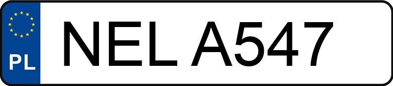 Numer rejestracyjny NEL A547 posiada DAEWOO / FSO Polonez Caro 1.6 Kat. MR`97 PLUS GLi - NELA547