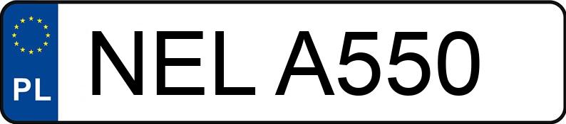 Numer rejestracyjny NEL A550 posiada TOYOTA YARIS 1.0 KAT - NELA550 Numer rejestracyjny NEL A550 posiada TOYOTA YARIS 1.0 KAT - NELA550