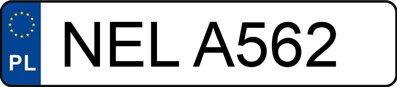 Numer rejestracyjny NEL A562 posiada SEAT CORDOBA 1.4 - NELA562 Numer rejestracyjny NEL A562 posiada SEAT CORDOBA 1.4 - NELA562