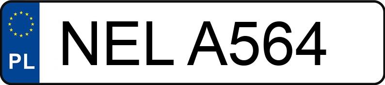 Numer rejestracyjny NEL A564 posiada FIAT PUNTO - NELA564 Numer rejestracyjny NEL A564 posiada FIAT PUNTO - NELA564