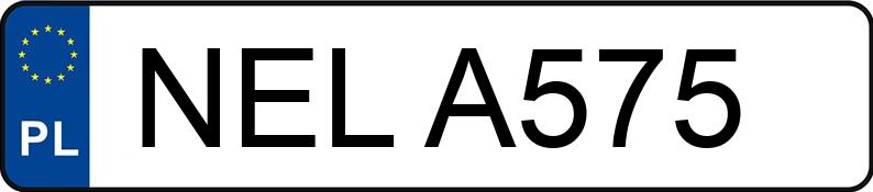 Numer rejestracyjny NEL A575 posiada SEAT IBIZA - NELA575 Numer rejestracyjny NEL A575 posiada SEAT IBIZA - NELA575