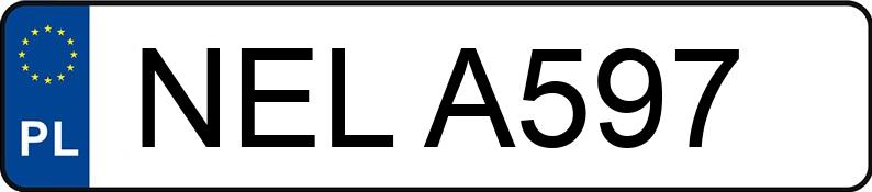 Numer rejestracyjny NEL A597 posiada CITROEN SAXO 1.1I - NELA597 Numer rejestracyjny NEL A597 posiada CITROEN SAXO 1.1I - NELA597