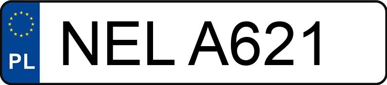 Numer rejestracyjny NEL A621 posiada WAZ LADA 2107 - NELA621