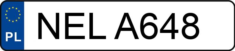 Numer rejestracyjny NEL A648 posiada FIAT MAREA 1.6 I.E. - NELA648