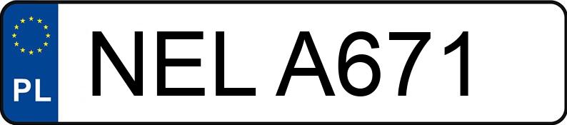 Numer rejestracyjny NEL A671 posiada FIAT SEICENTO - NELA671