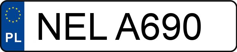 Numer rejestracyjny NEL A690 posiada OPEL KADETT - NELA690