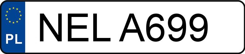 Numer rejestracyjny NEL A699 posiada MITSUBISHI SPACE WAGON 2.0 TD - NELA699