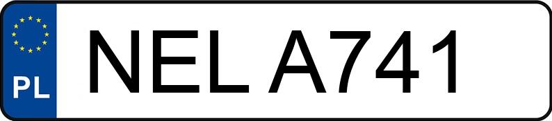 Numer rejestracyjny NEL A741 posiada VOLKSWAGEN T4 - NELA741