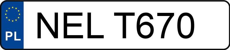 Numer rejestracyjny NEL T670 posiada DAEWOO Nexia 1.5 Kat. GL - NELT670