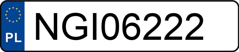 Numer rejestracyjny NGI 06222 posiada AUDI A6 - NGI06222