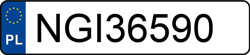 Numer rejestracyjny NGI 36590 posiada SKODA Roomster 1.6 MR`06 E4 Roomster 1.6 MR`06 E4 - NGI36590