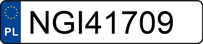 Numer rejestracyjny NGI 41709 posiada DACIA LOGAN SD - NGI41709
