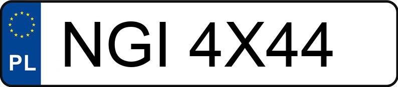 Numer rejestracyjny NGI 4X44 posiada SKODA FABIA - NGI4X44 Numer rejestracyjny NGI 4X44 posiada SKODA FABIA - NGI4X44