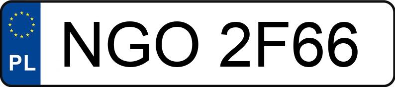 Numer rejestracyjny NGO 2F66 posiada VOLKSWAGEN TIGUAN - NGO2F66