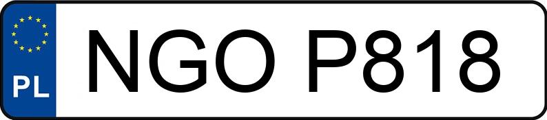 Numer rejestracyjny NGO P818 posiada RENAULT MEGANE SCENIC - NGOP818