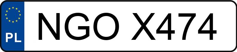 Numer rejestracyjny NGO X474 posiada RENAULT ESPACE - NGOX474