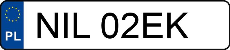 Numer rejestracyjny NIL 02EK posiada VOLKSWAGEN GOLF - NIL02EK
