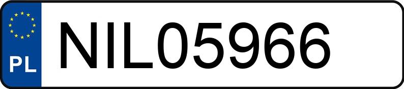 Numer rejestracyjny NIL 05966 posiada AUDI A4 1.8 Kat. B5 A4 1.8 Kat. B5 - NIL05966