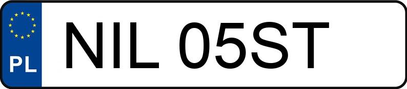 Numer rejestracyjny NIL 05ST posiada VONROAD WJM50QT-15 YB50QT-15 - NIL05ST