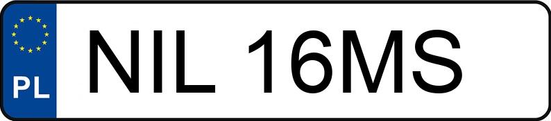 Die Registrierungsnummer NIL 16MS hat BMW 525 TDS Kat. E34 525 TDS Kat. E34 - NIL16MS